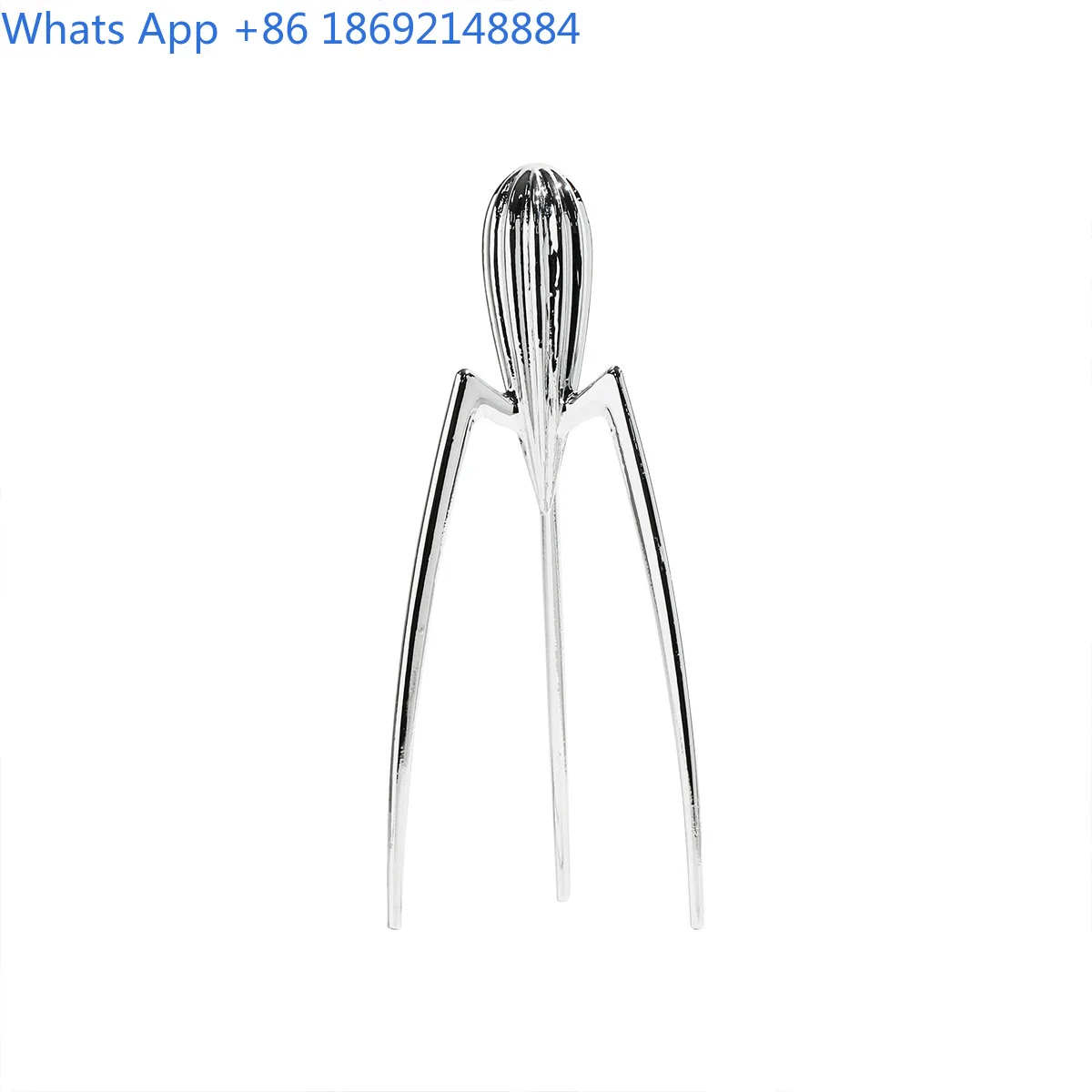 Modern Minimalist Silver Octopus Alien Juicer Decor for Home Kitchen Dining Room Living Room