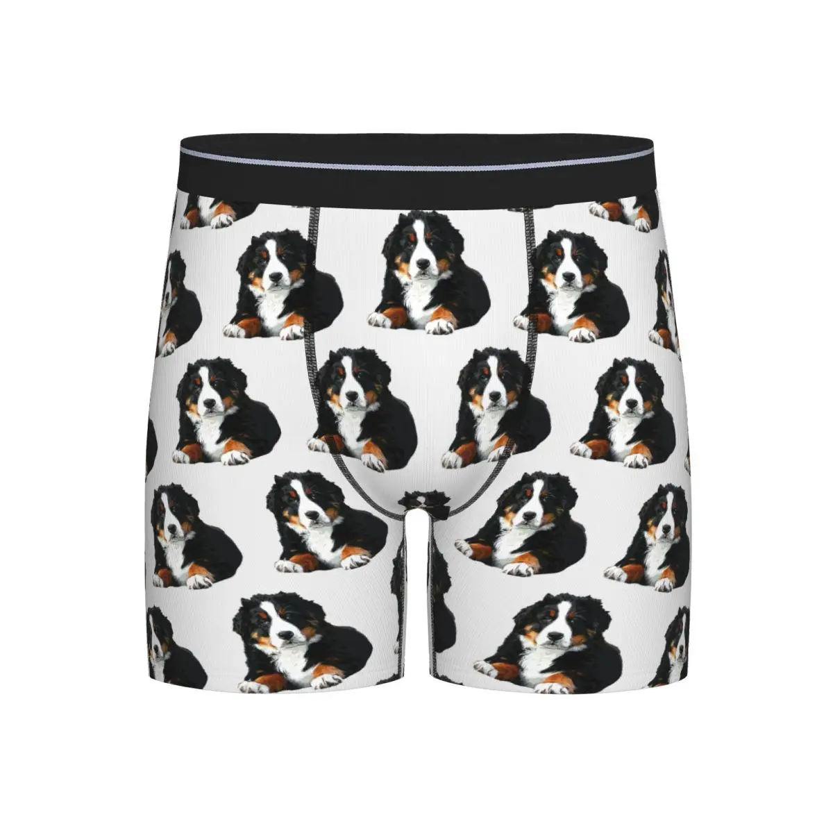 

Long Boxer Underpants Shorts Bernese Mountain Dog Pup Panties Men Ventilate Underwear for Homme Man Boyfriend Gifts