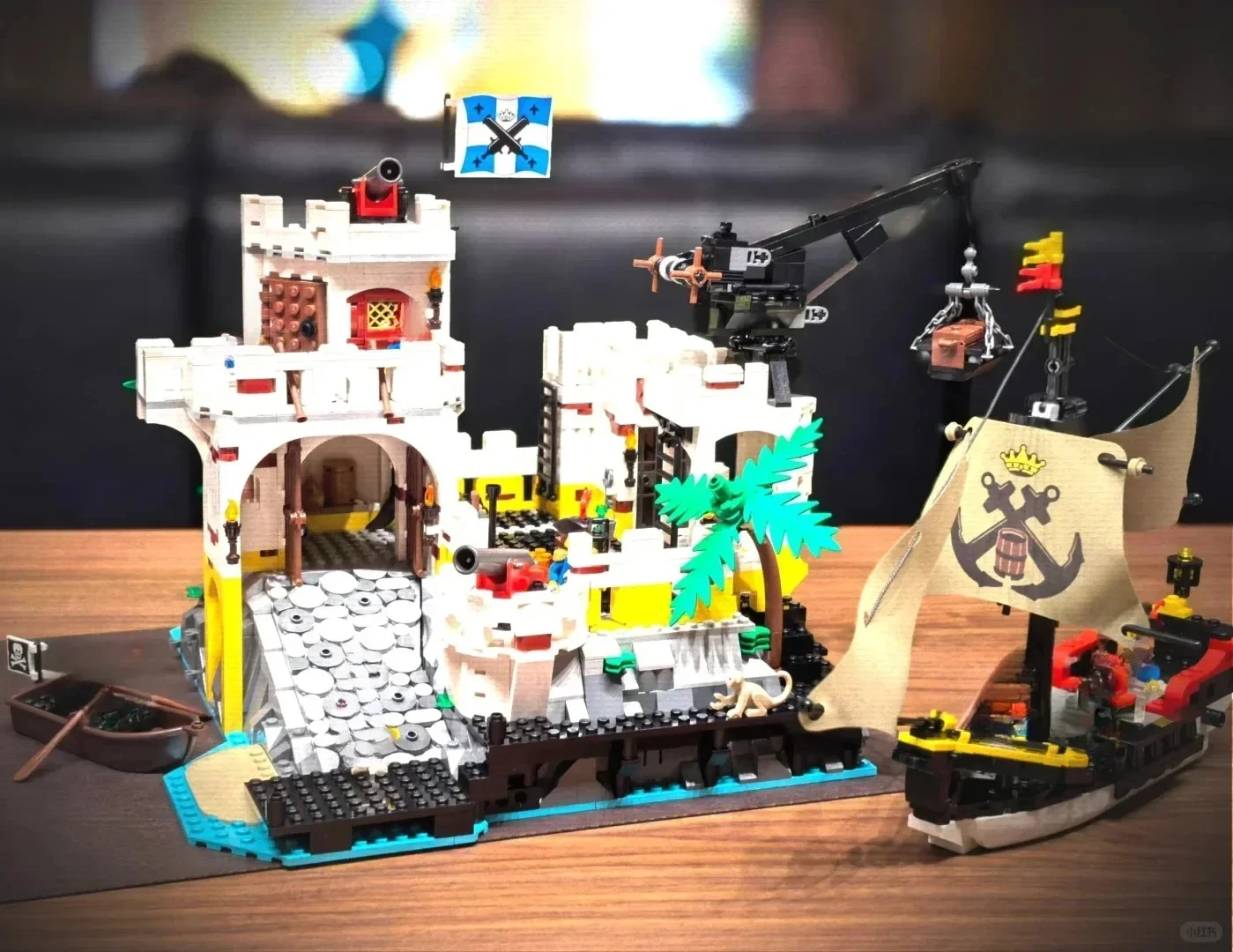 2025 Nieuwe Middeleeuwse Piraat Serie Eldorado Kasteel Serie Model 10320 Kinderen Volwassen DIY Bouwsteen Speelgoed Verjaardagscadeau