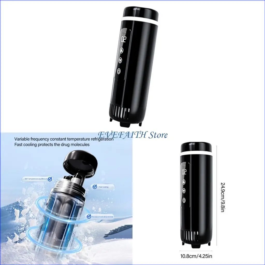 

124B Portable Pens Coolers Travel Case Medication Coolers for Travel Drink Coolers Travel Coolers Bag Ice Pack