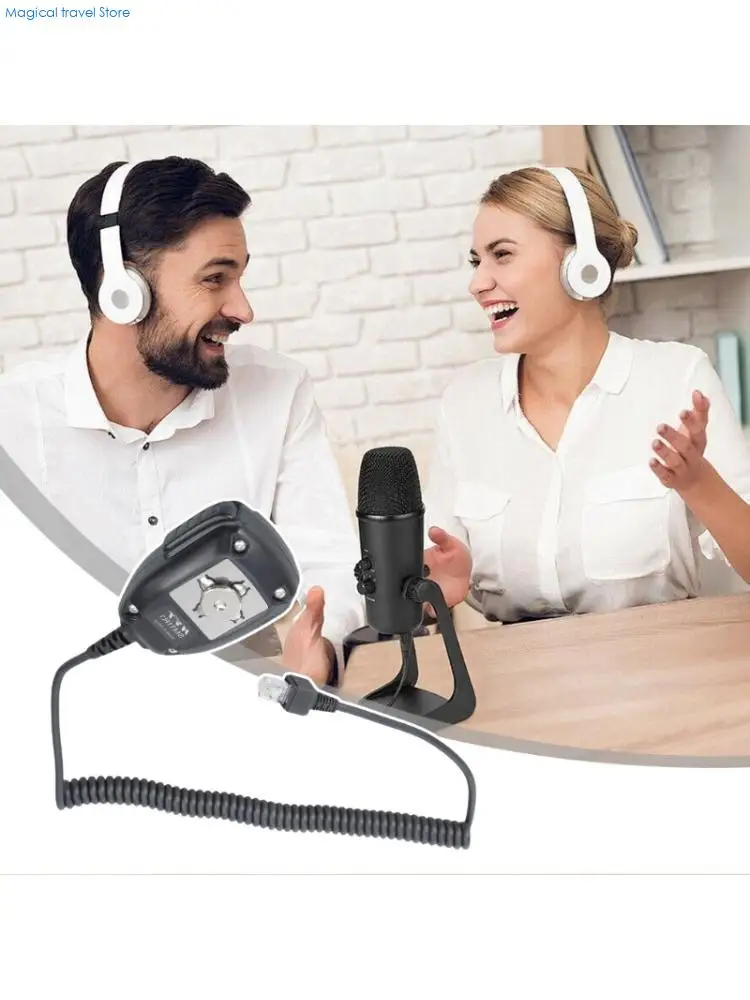 N2UB Handheld PTT Microphone Speaker Two Way Radio Accessories SM11R1 Remote Speaker Microphone for 600 610 Mobile Radio