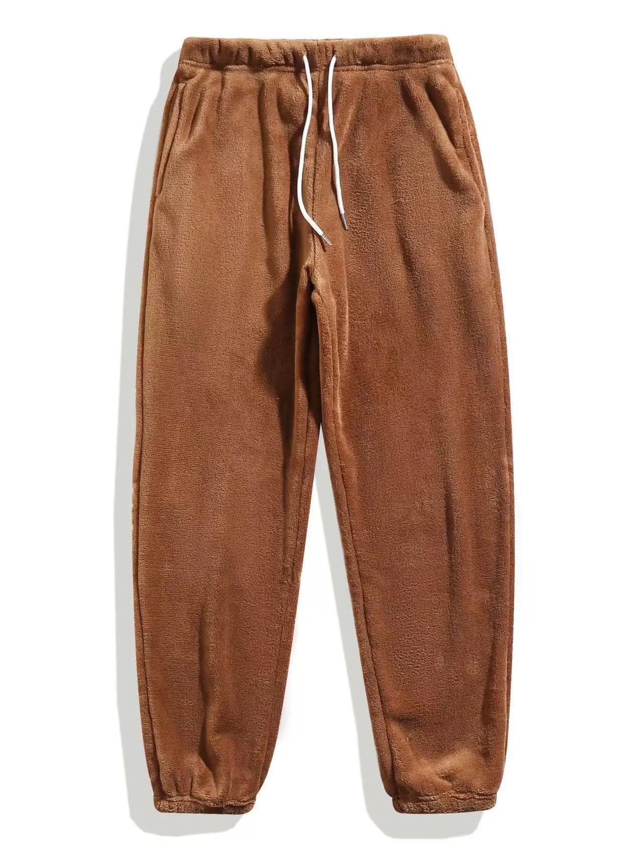 2025, Winter-Herren-Hoodie, Sporthose, einfarbig, warm, winddicht und kältebeständig, Sport-Set aus Wolle, lässiges Sport-Set, zweiteiliges Set – Detail 21