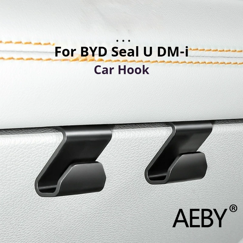 

AEBY For BYD Seal U DM-i 2020-2025 Car Hook, Adhesive Dashboard Hanger, Organizer Interior Accessories, Anti-Scratch Protection