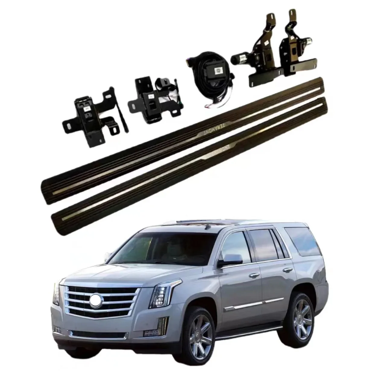 

Electric Side Step Power Running Board Power Retractable Footrest For Cadillac Escalade And ESV Year 2015+