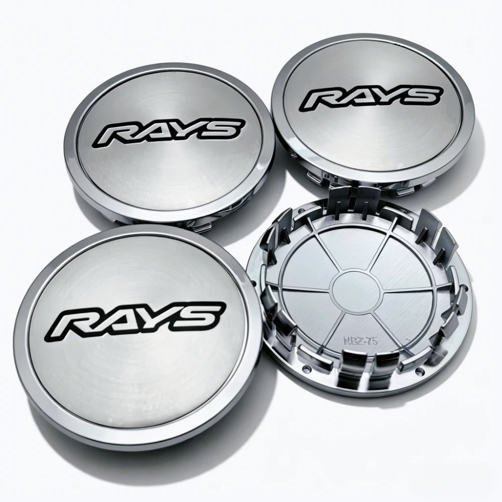 4x 75mm Rays Nabendeckel Radkappen Radnabenkappen