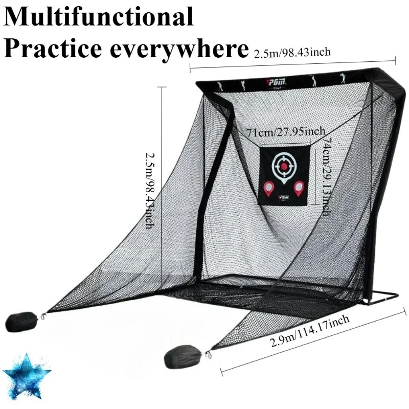 

Тренировочное оборудование для гольфа, ударные сетки с защитой от отскока