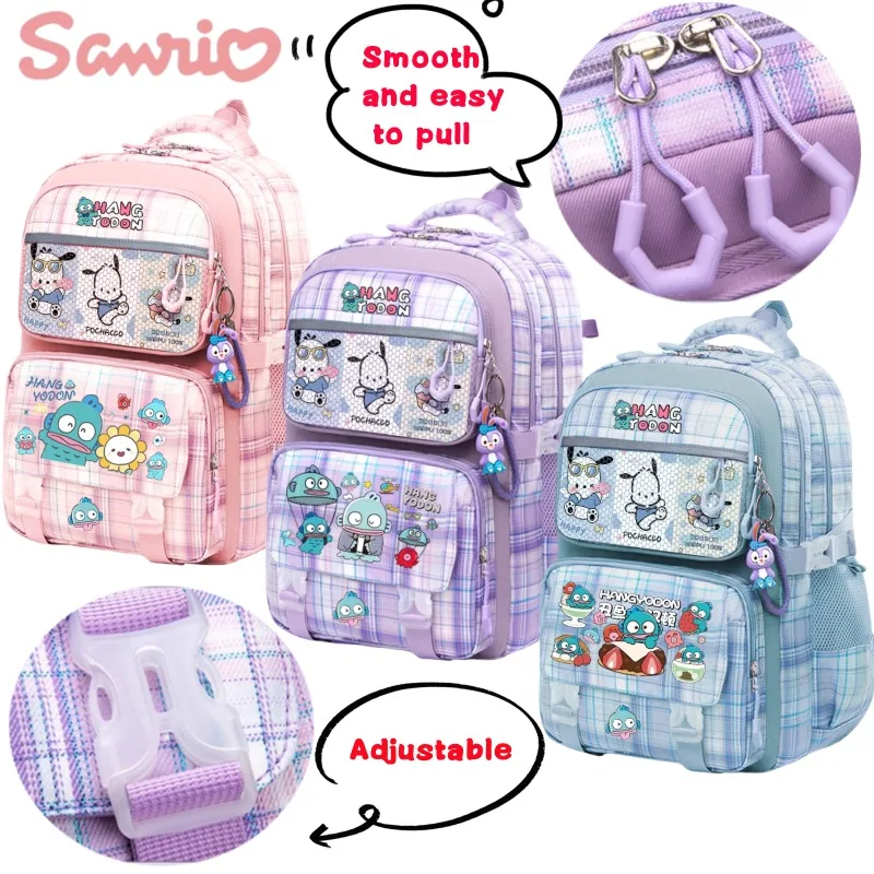 

Sanrio Hangyodon high-potential large-capacity student printed spine-protecting backpack cartoon lightweight double shoulder bag