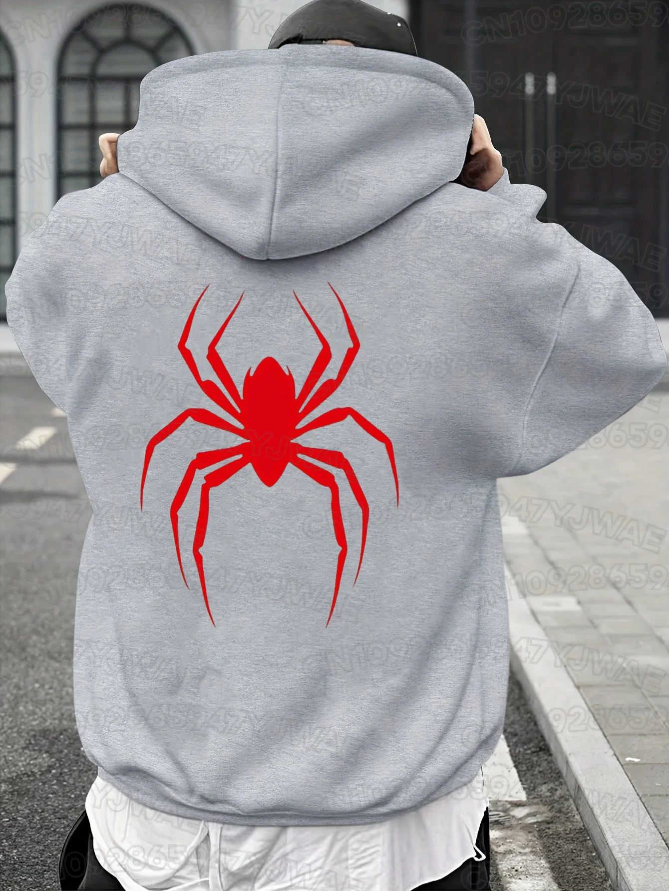 Herbst- und Winter-Spinnen-Hoodie für Männer und Frauen, Streetwear, Harajuku, Grafik-Hoodie, Punk, Gothic, Y2K-Kleidung, Paar-Sweatshirt – Detail 10