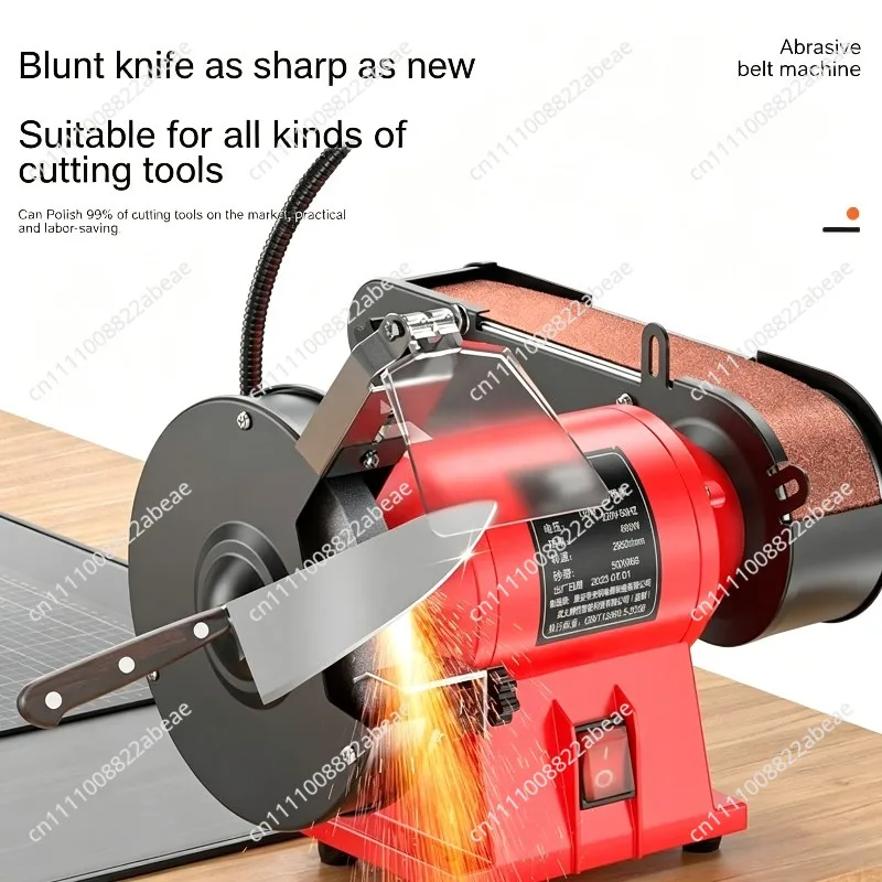 Cheap6-Inch Small Electric Household Grinder Powerful Grinding and Polishing Grinding Wheel Belt Machine Wood and Stone