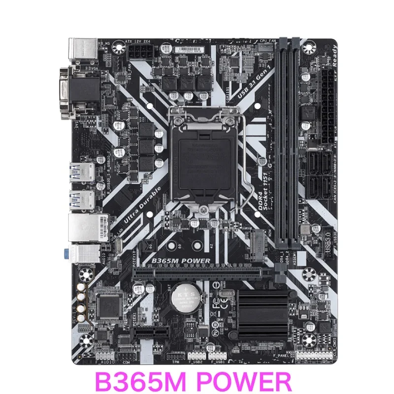 مناسبة لجيجابايت B365M POWER اللوحة الأم لسطح المكتب LGA 1151 DDR4 M-ATX اللوحة الرئيسية 100% تم اختبارها بشكل جيد وتعمل بالكامل