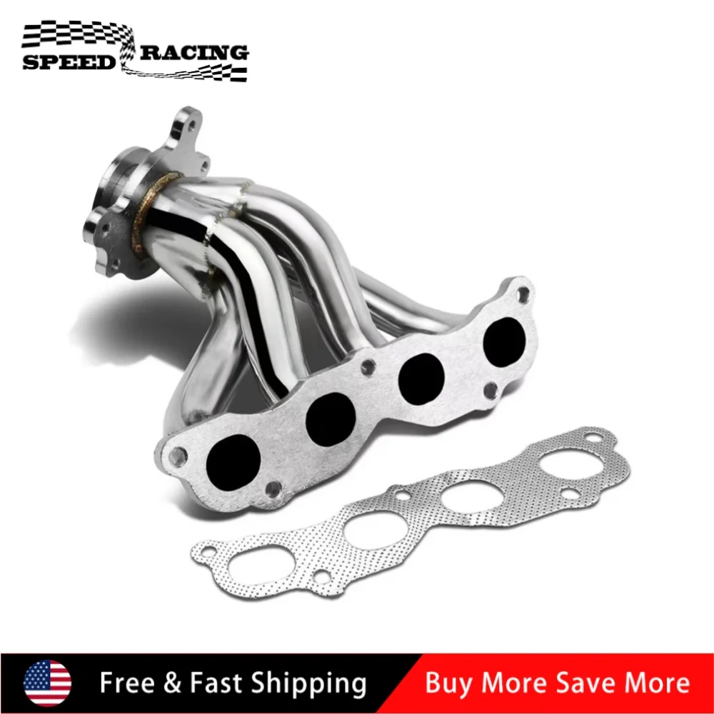 

Stainless Steel Exhaust Header Manifold Header for 2002-2006 Acura RSX Honda Civic Si SiR 2.0L DOHC DC5 Base