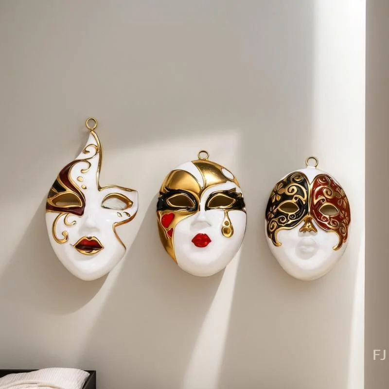 

[YU]Mask Water Drop Stainless Steel Charms Enamel Pendant Accessories DIY Women's Jewelry Necklace Making Connectors