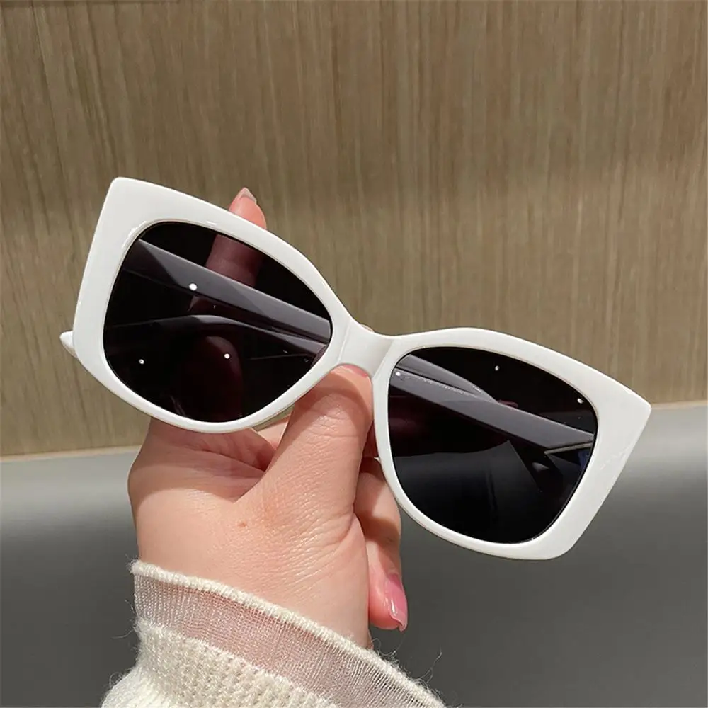 

Fashion Large Frame Pink Shades Summer UV Protection Eyewear Street Shooting Sun Glasses for Women