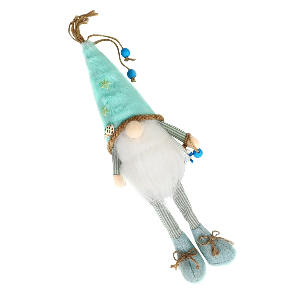 Long Leg Shell Home Gnome Rudolph Decor Tabletop Dwarf Plush Sea Gift Summer Toys