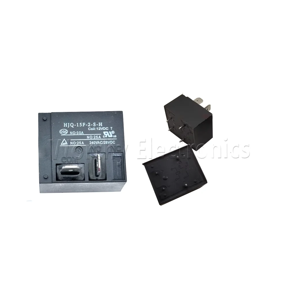 Free shipping 10PCS/LOT HJQ-15F-2-S-H 12VDC  30A relay