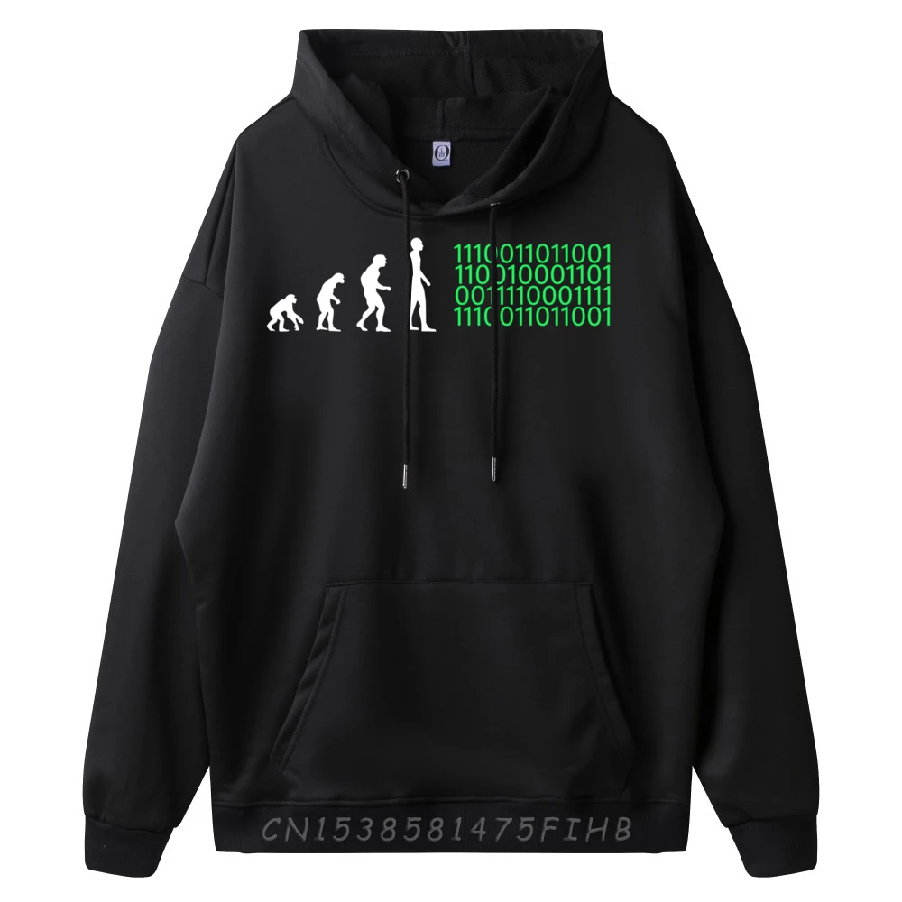 Programmer Evolution Artificial Intelligence Cute Oversized Hoodie Luxury Sweater England Style