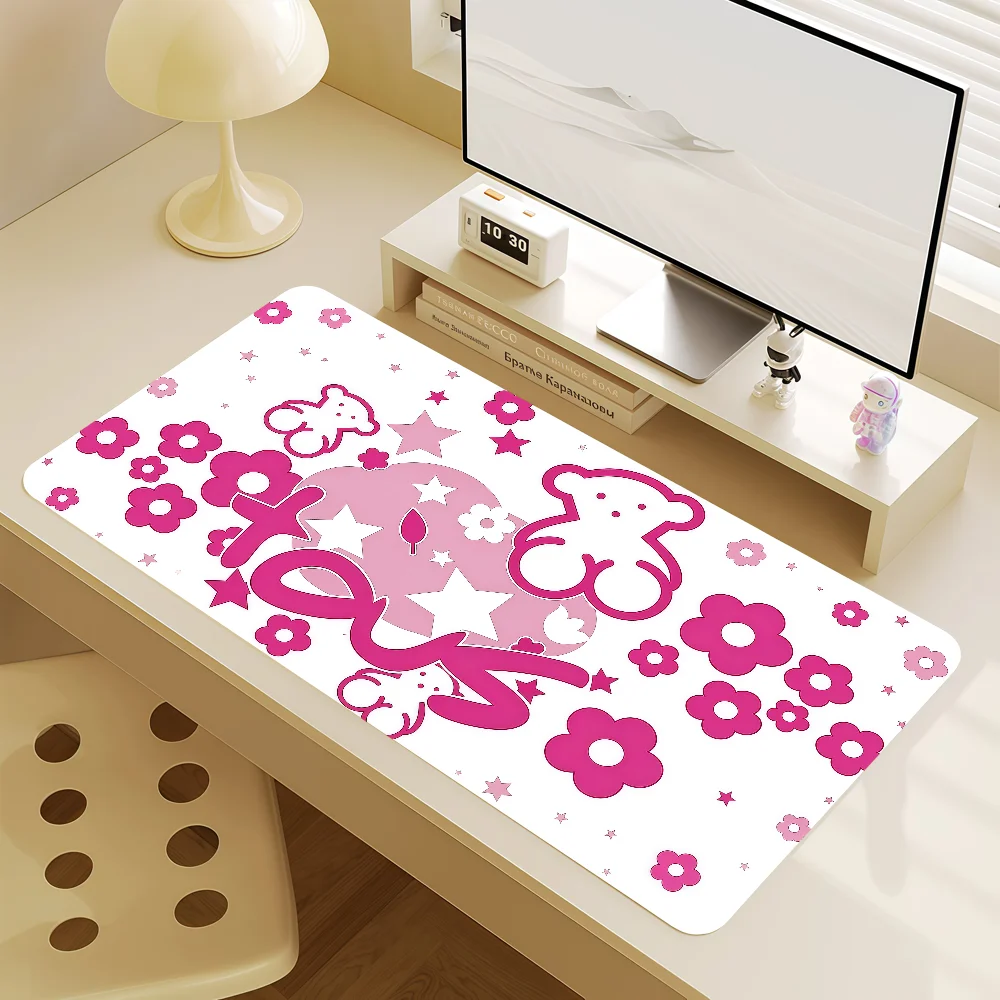 Mouse Fashion Pad MousePad Non-slip Lockedge Office Student Gaming Thickened Large Writing T-Tous Logo Pad Cushion