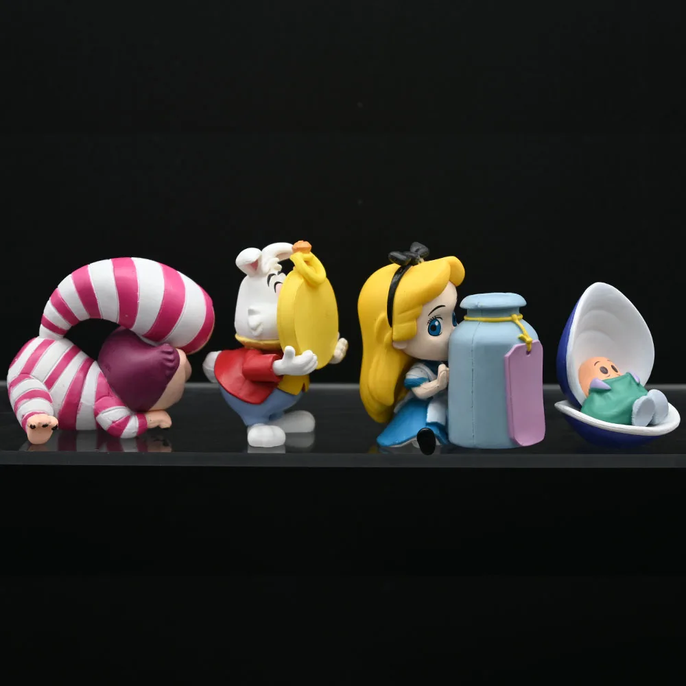 Cartoon Figures Alice In Wonderland Cheshire Cat Baby Oysters Alice Capsule Action Figure Toys Gifts For Kids Christmas Gift