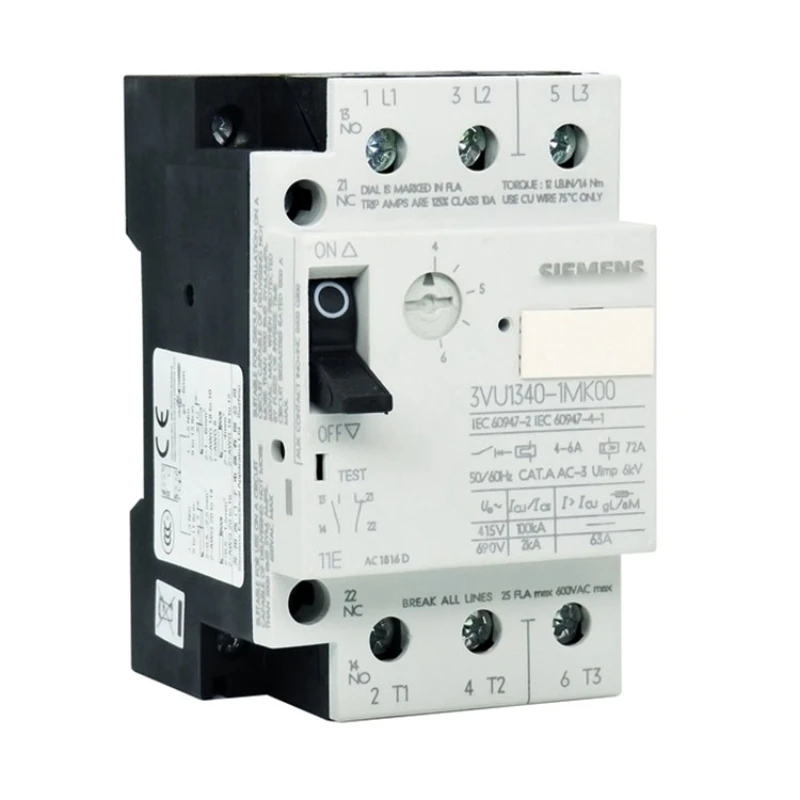 

3VU1340-1MN00 3VU1340-1MK00 3VU1340-1MG00 3VU1340-1MJ00 3VU1340-1NK00 3VU1340-1NH00 3P Motor Circuit Breaker