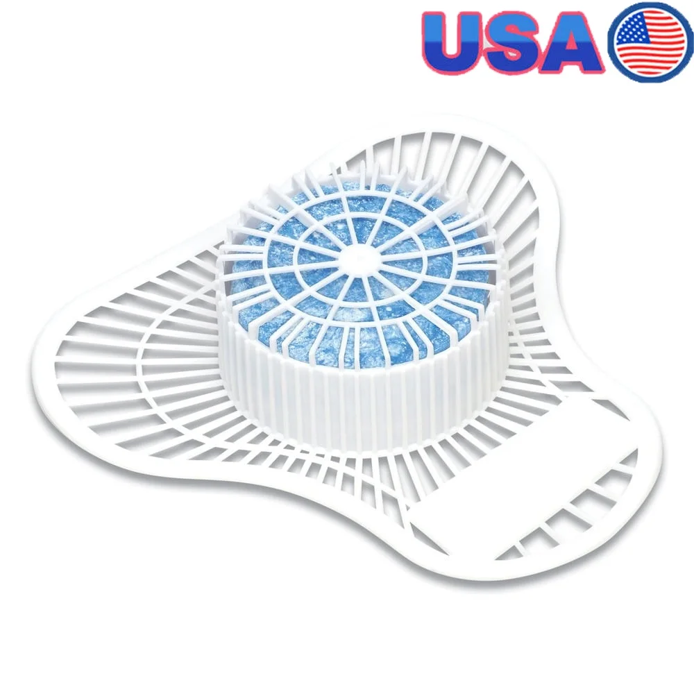 

Не параный экран для писсуара, 12 шт., вечнозеленый дезодоратор, срок службы 30 дней, гибкая ловушка для экрана, очищает запахи, ферментный блок