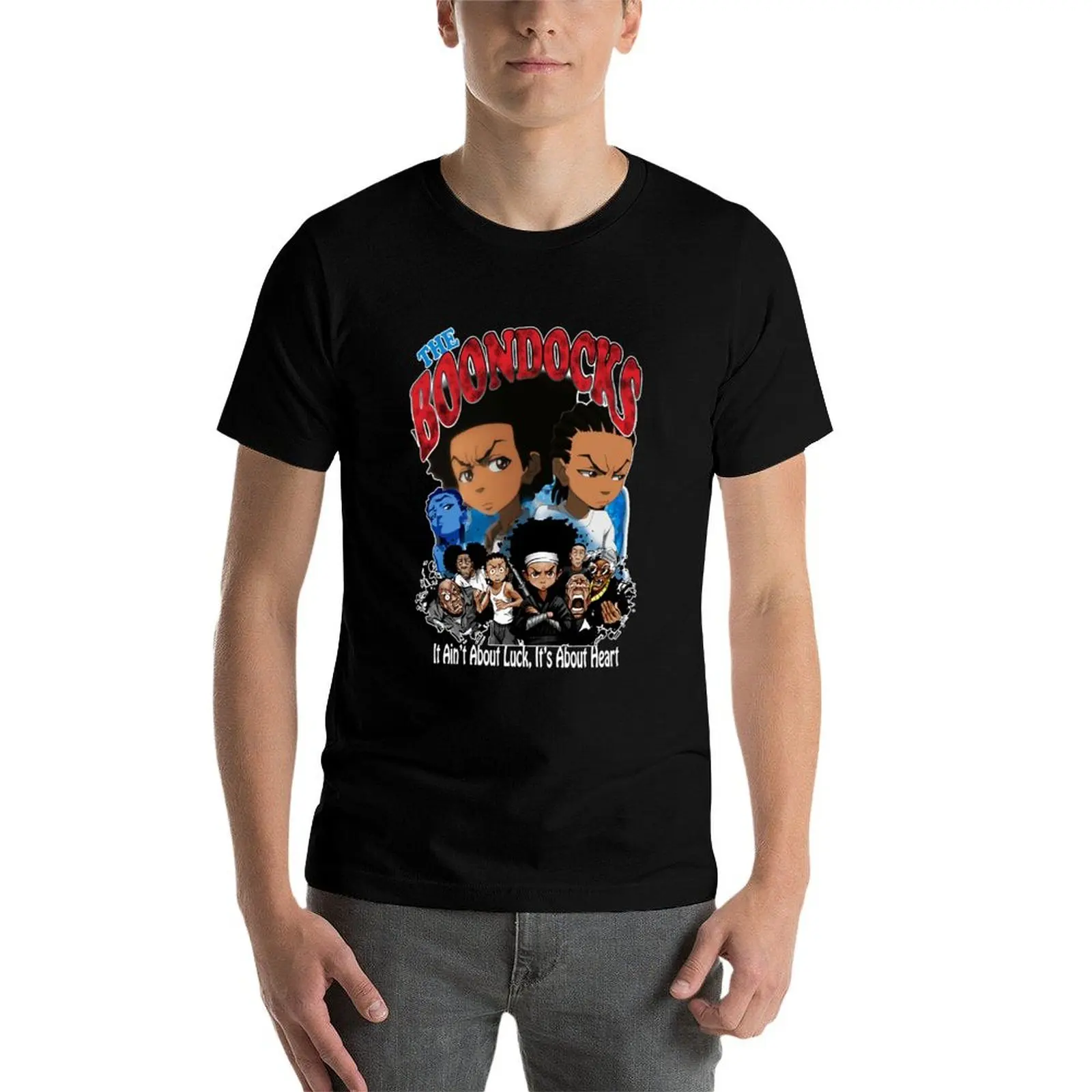 

Boondocks comedy sitcom T-Shirt g man t shirts for men t shirts for man graphic funny t shirt for man 100 percent cotton T-Shirt