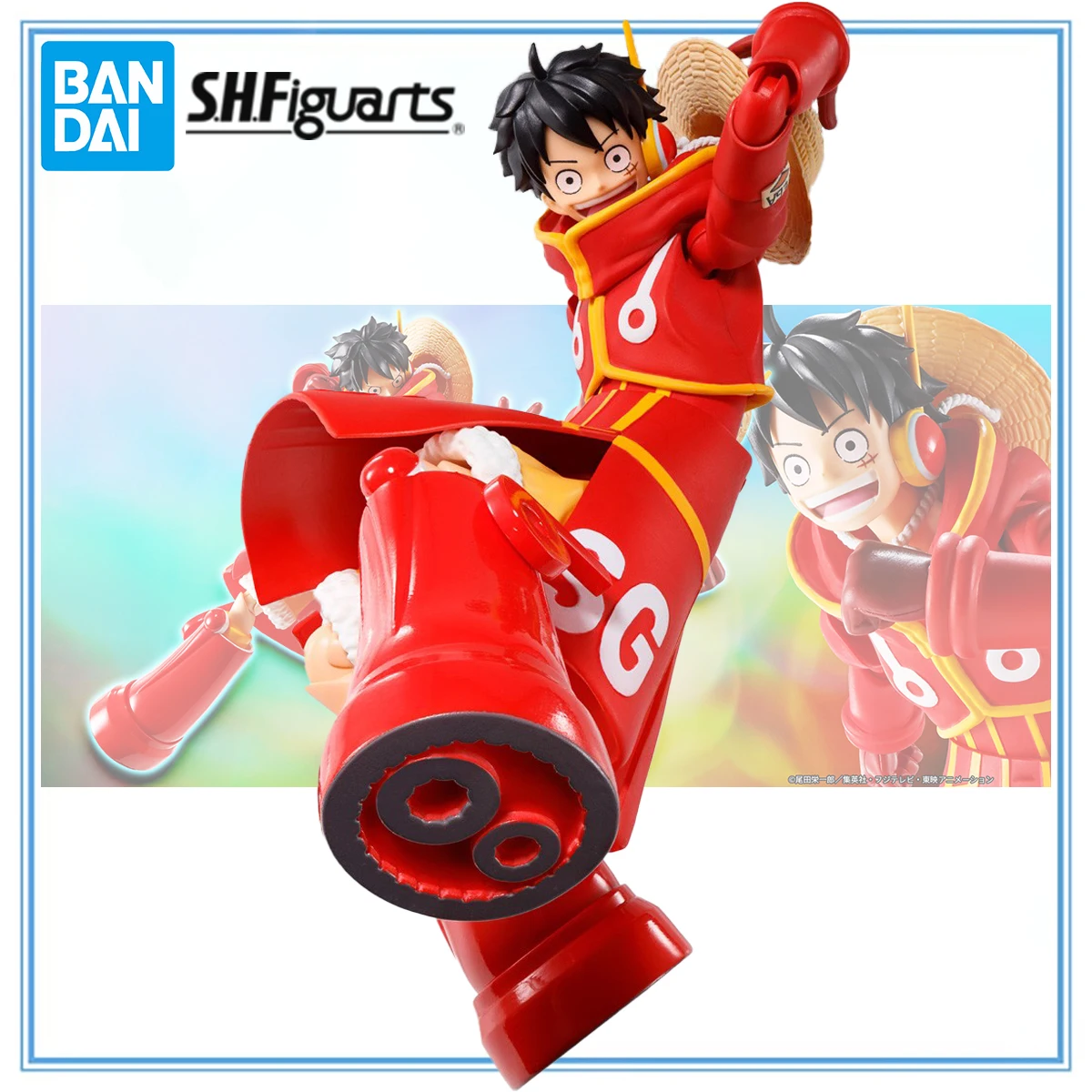 

В наличии оригинальные экшн-куклы BANDAI S.H.Figuarts One Piece Monkey D. Luffy Future Island Egghead Аниме Фигурка Фигурка
