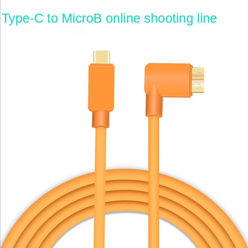 

USB-C to 3.0 Micro-B Cable USB 3.1 Data cable elbow Type-c cable 1.5m-10m for Canon 5d4 1DX2 5DS 5DSR Nikon D5 D800 D810A/E D850