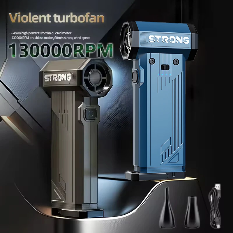 

350000RPM Turbo Jet Blower 8000mAh Powerful Air Blower Brushless Motor Thrust Turbo Fan Souffleur Air Puissant Car Blower 2026
