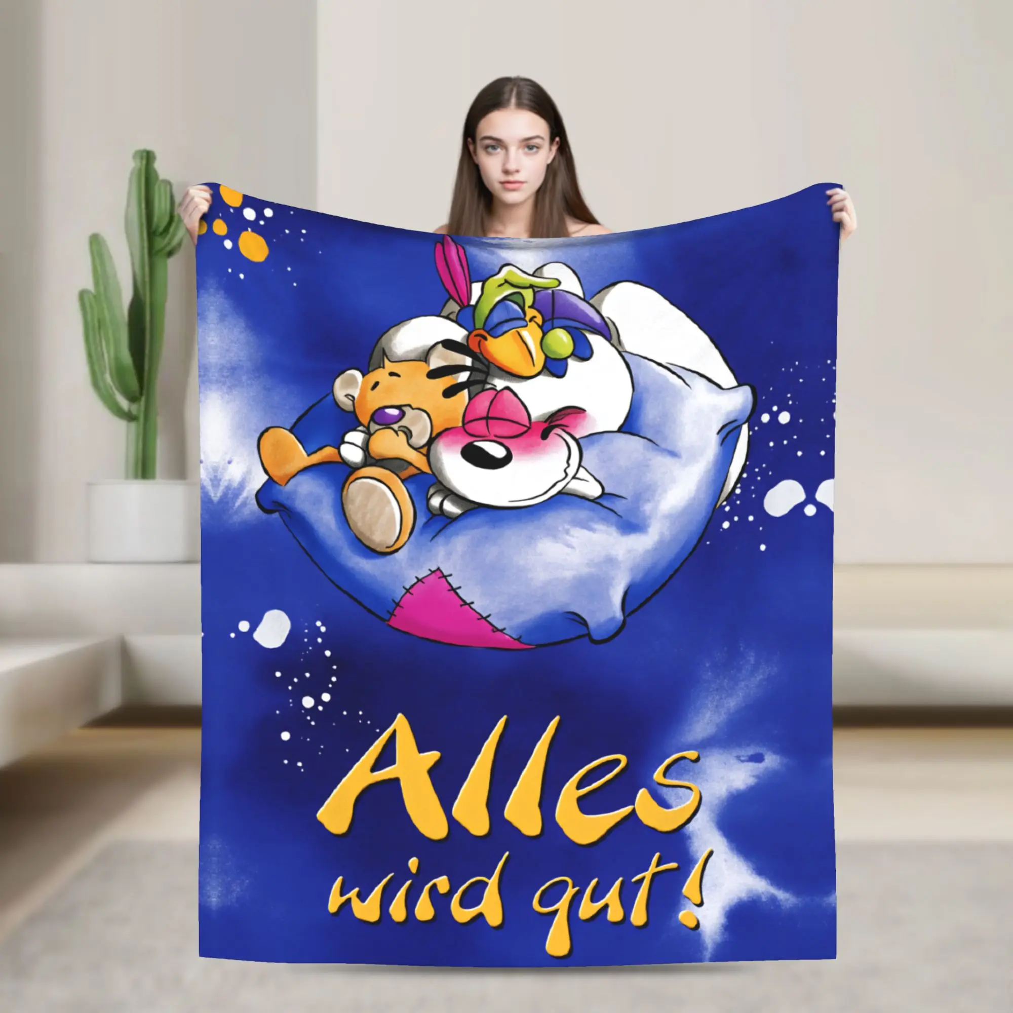 

Рождественские супер теплые одеяла Diddl, декоративное плюшевое одеяло с узором, диван, стул, фланелевое покрывало, чехол для дивана-кровати