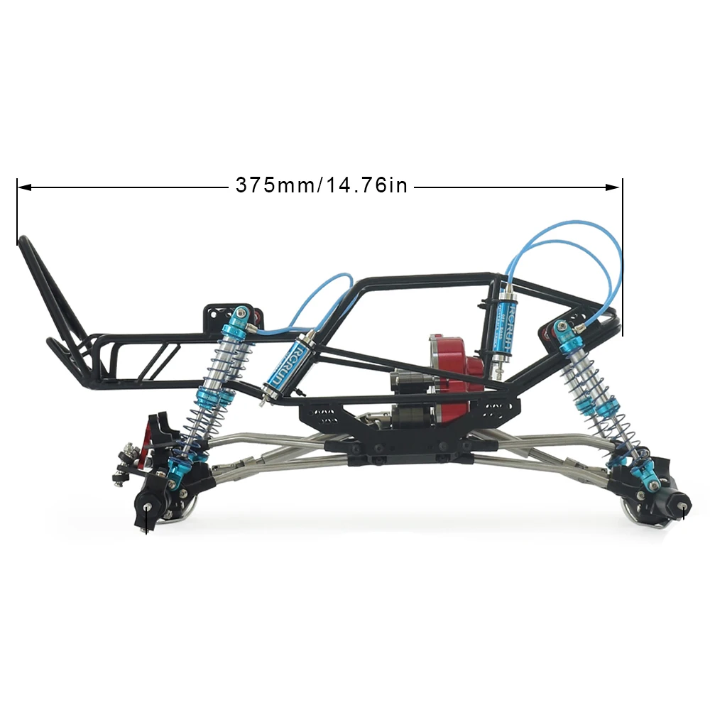 DIY Roll Cage Truck Full Tube Frame Metal Chassis Body Roll Cage for 1/10 RC Crawler Axial SCX10 Upgrade Parts