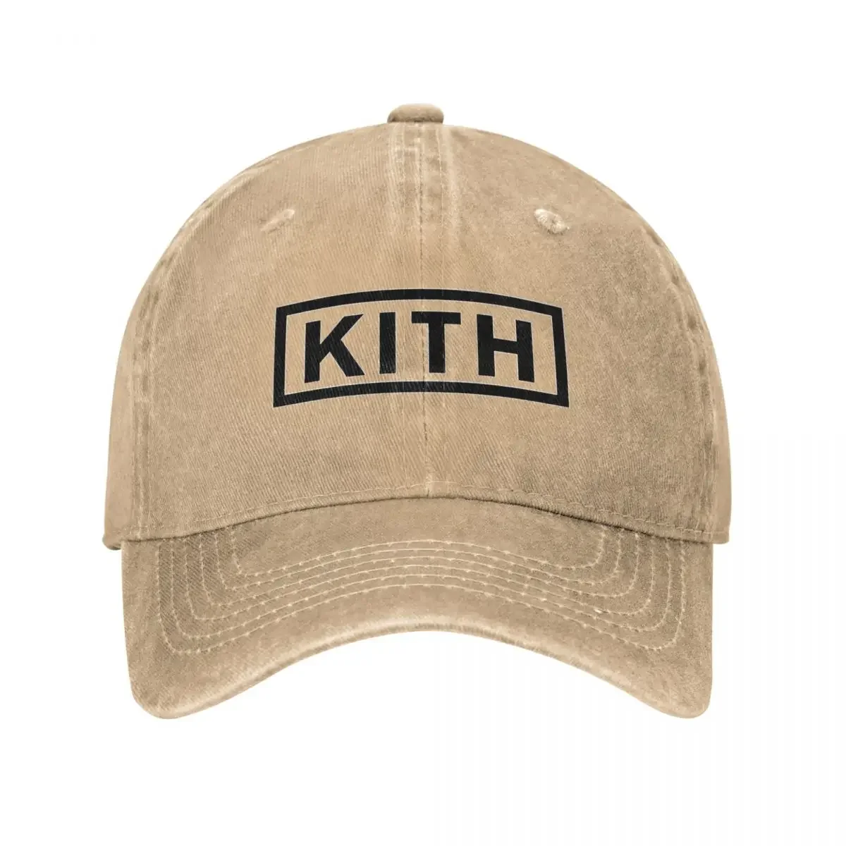 Kith Box Logo Men Women Baseball Caps Hype Fashion Colab Distressed Cotton Caps Hat Classic Outdoor Running Golf Headwear