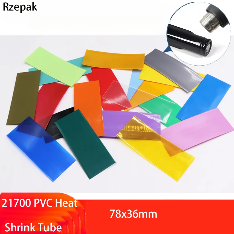 PVC Heat Shrink Tube Battery FilmTape 18650/26650/21700 Precut Shrinkable Sleeve Tubing Protect Pipe Cover for Batteries Wrap