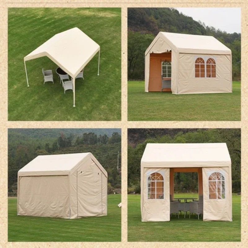 Firm Durable Outdoor market night market tent 3 meters-3 meters awning canopy four corners stall tent carport