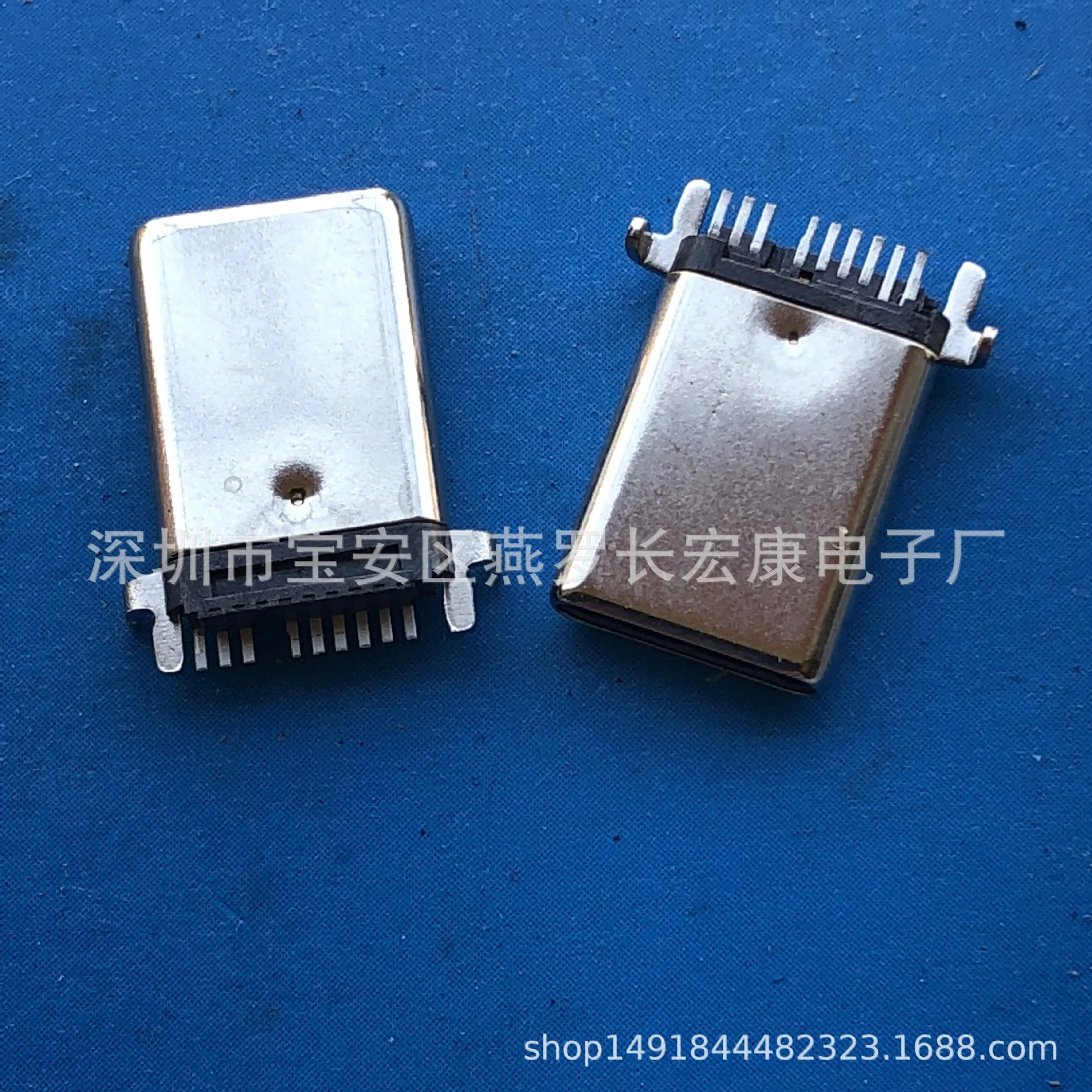 

Плата-адаптер USB Type-C 9P, штыревой, с двумя контактами, для DIP-клемм, SMT, угловой 90 градусов, для поверхностного монтажа