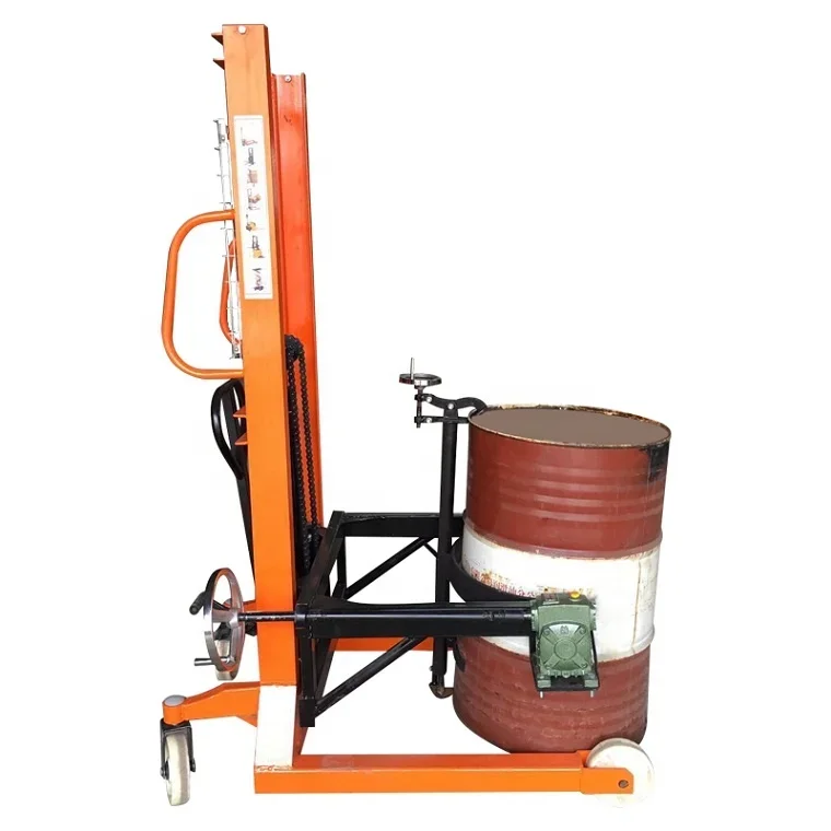 Hydraulic Oil Drum Stacker Factory Industry 350kg Oil Drum Stacker