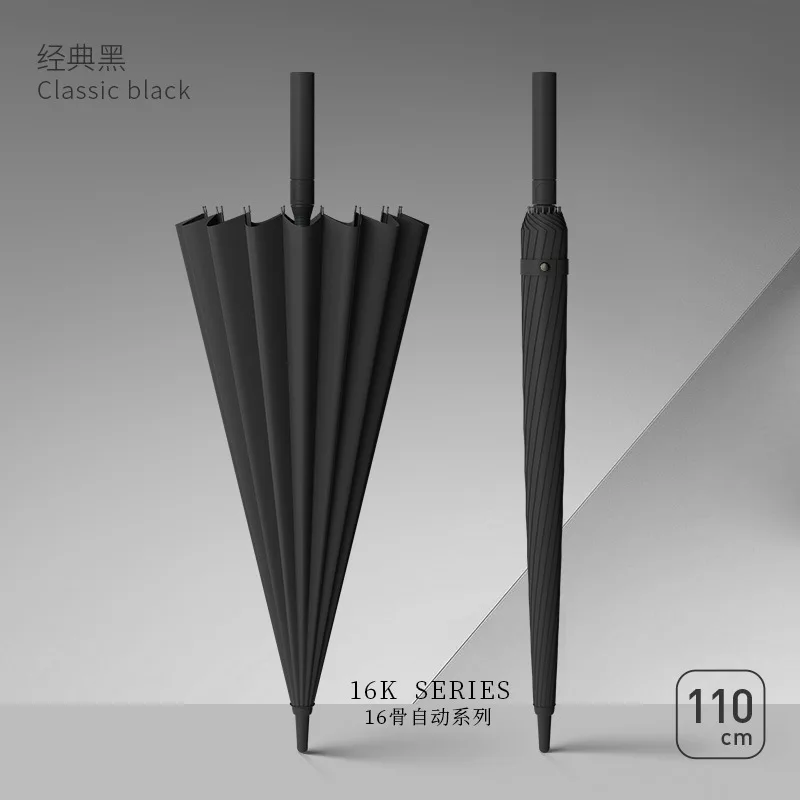 24 bone long handle umbrella mena re resistant customized straight pole umbrella men