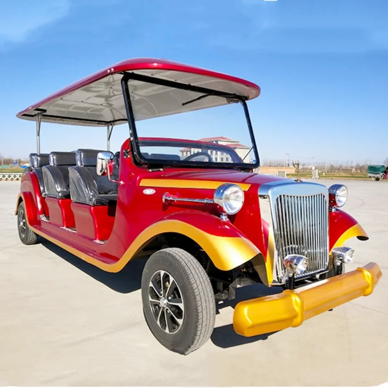 

Cheap Price Golf Carts 5-8 Seats Shuttle Bus Electric Club Car Classic Car and Sightseeing Golf Cart for Sale