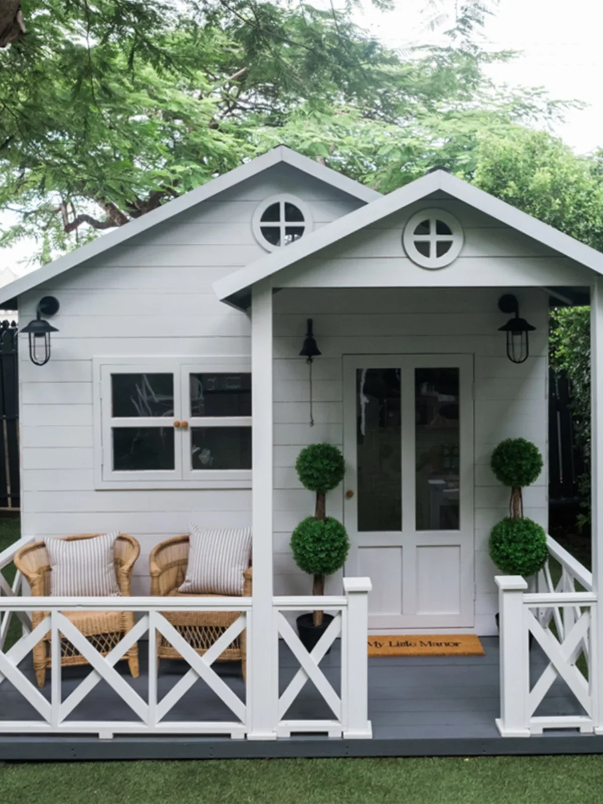 

Уличный деревянный домик-шале для детей, игровая комната, домик на дереве, интерактивный мобильный домик из пропитанной древесины, изготовление на заказ