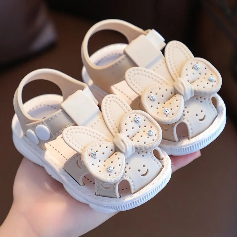 Girls shoes Summer New Sandals baby Walking Shoes Soft Sole Anti slip Baby Childrens Shoe Sandal for Girls Non slip beach shoe