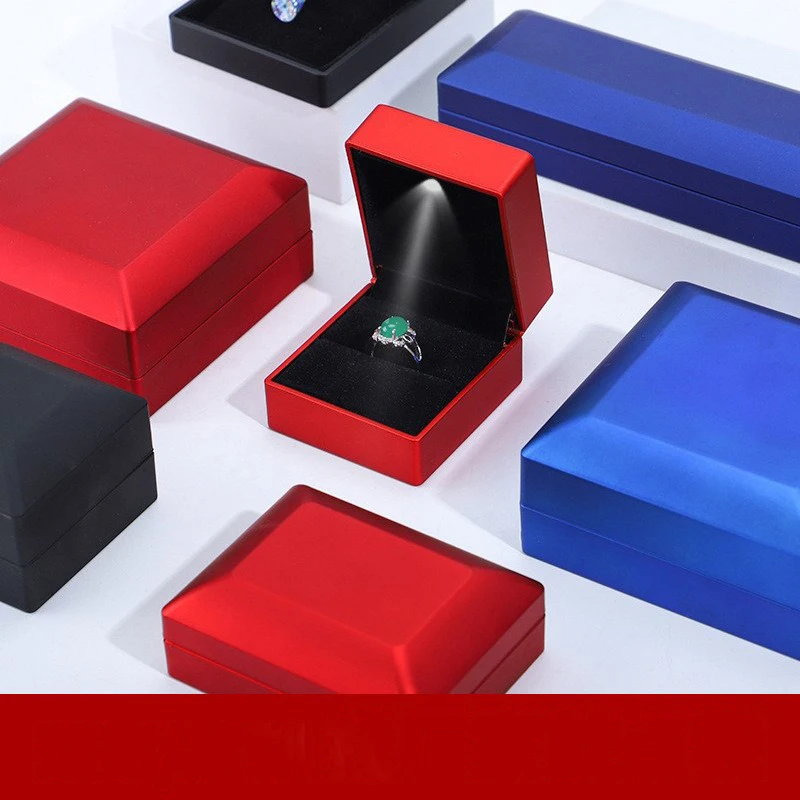Seamless Led Light Jewelry Box, Jewelry Ring Box, Earring and Necklace Box, Jewelry Packaging Box