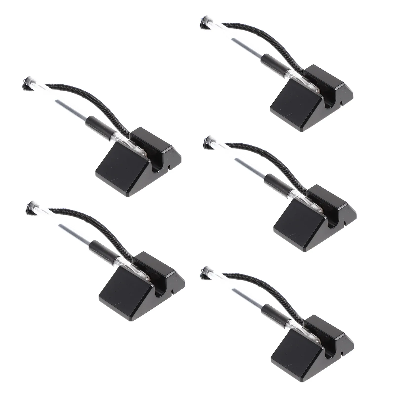 

5Pcs Black Desktop Gel Pens Strong Adhesive Base No Smudge Writing Perfect for Office Store Bank Counter Tabletop Needs