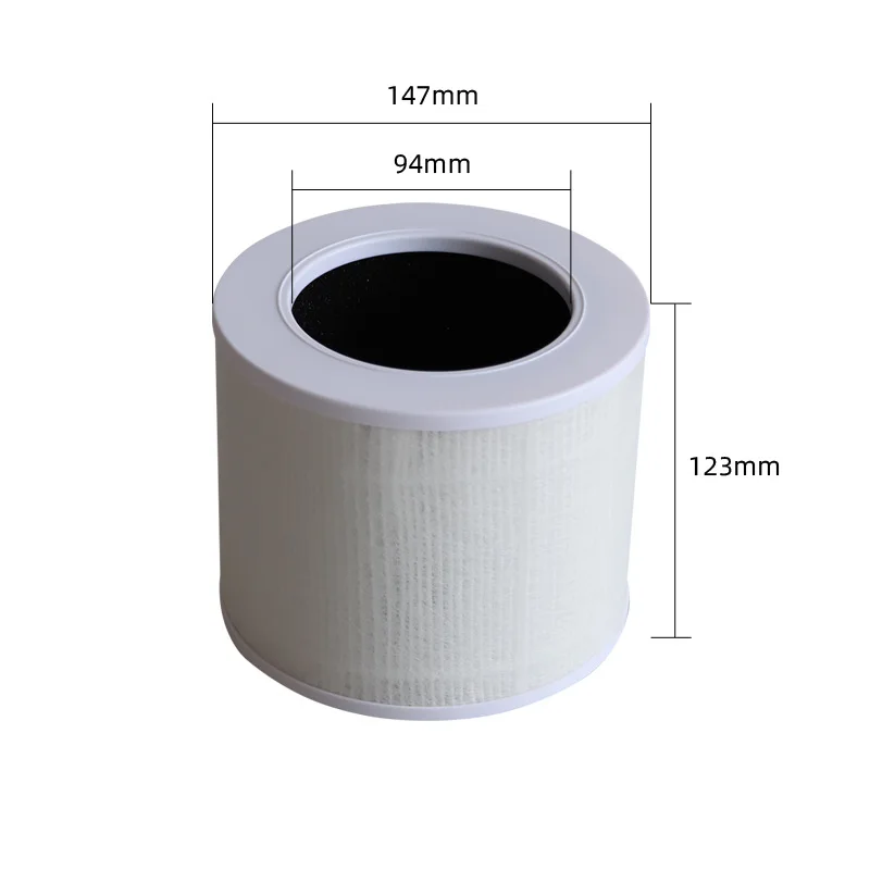 Core Mini Replacement Filter for LEVOIT CoreMini Core Mini-P Air Purifier, 3-in-1 High-Efficiency Activated Carbon, Core Mini-RF