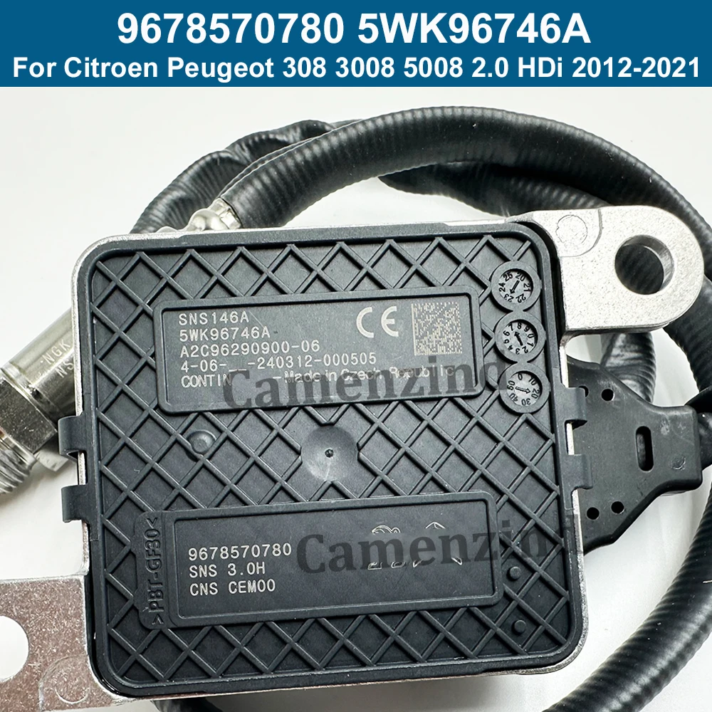 

9678570780 5WK96746A High Quality Nitrogen Oxygen NOX Sensor For Citroen C2 C3 Peugeot 308 3008 5008 1.6 2.0 HDi 2012-2021