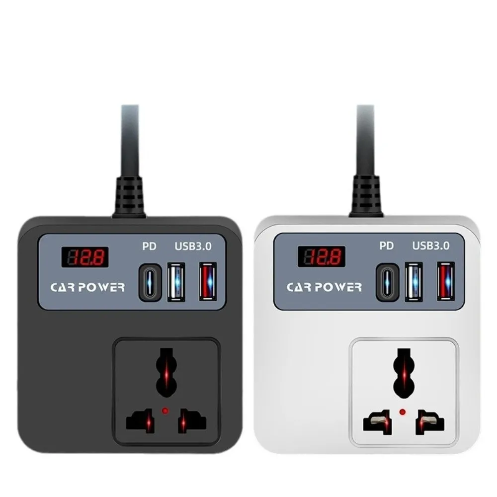 Installation 150W Car Power Inverter 12V 24V Power Inverter 12V To 110V Multi-Function Portable Converter Car