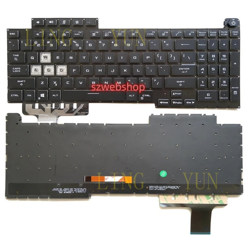 

Новая клавиатура с подсветкой для Asus ROG Strix G17 G713PI G713PV G713I G713Q G713R (US-раскладка)