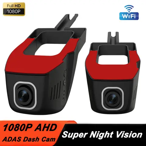 자동차 DVR 대시 캠, 자동차 카메라 안드로이드 네비게이터, 와이파이 비디오 녹음기, 나이트 비전, ADAS, 블랙 박스, 자동차 액세서리, 1080P