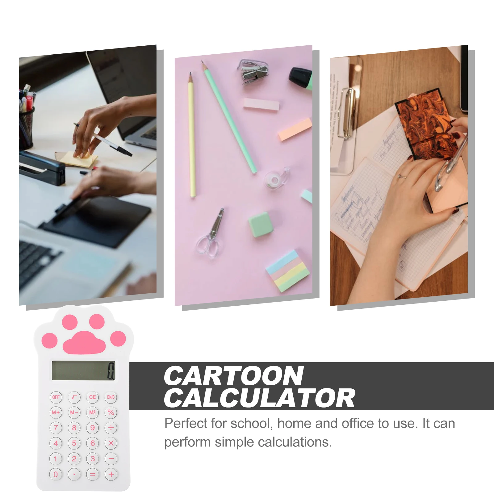 

Size Small For Students Portable Electronic Candy Color Decorative Office School Use Vibrant Handheld Convenient