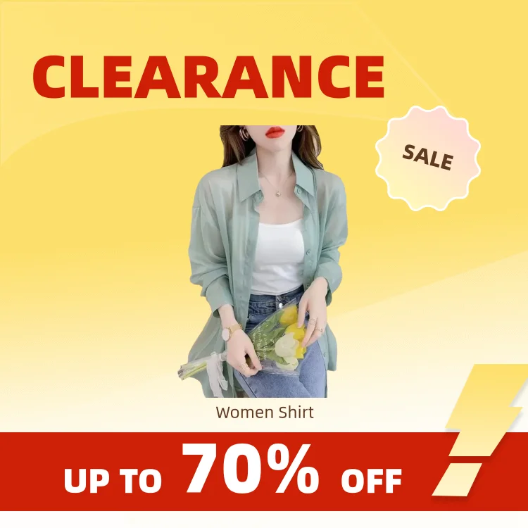 Clearance_Summer Women Thin Shirts Loose Chiffon Long Sleeve Sun Protection Shirt Solid Korean Beach Holiday Ladies Tops_Continu