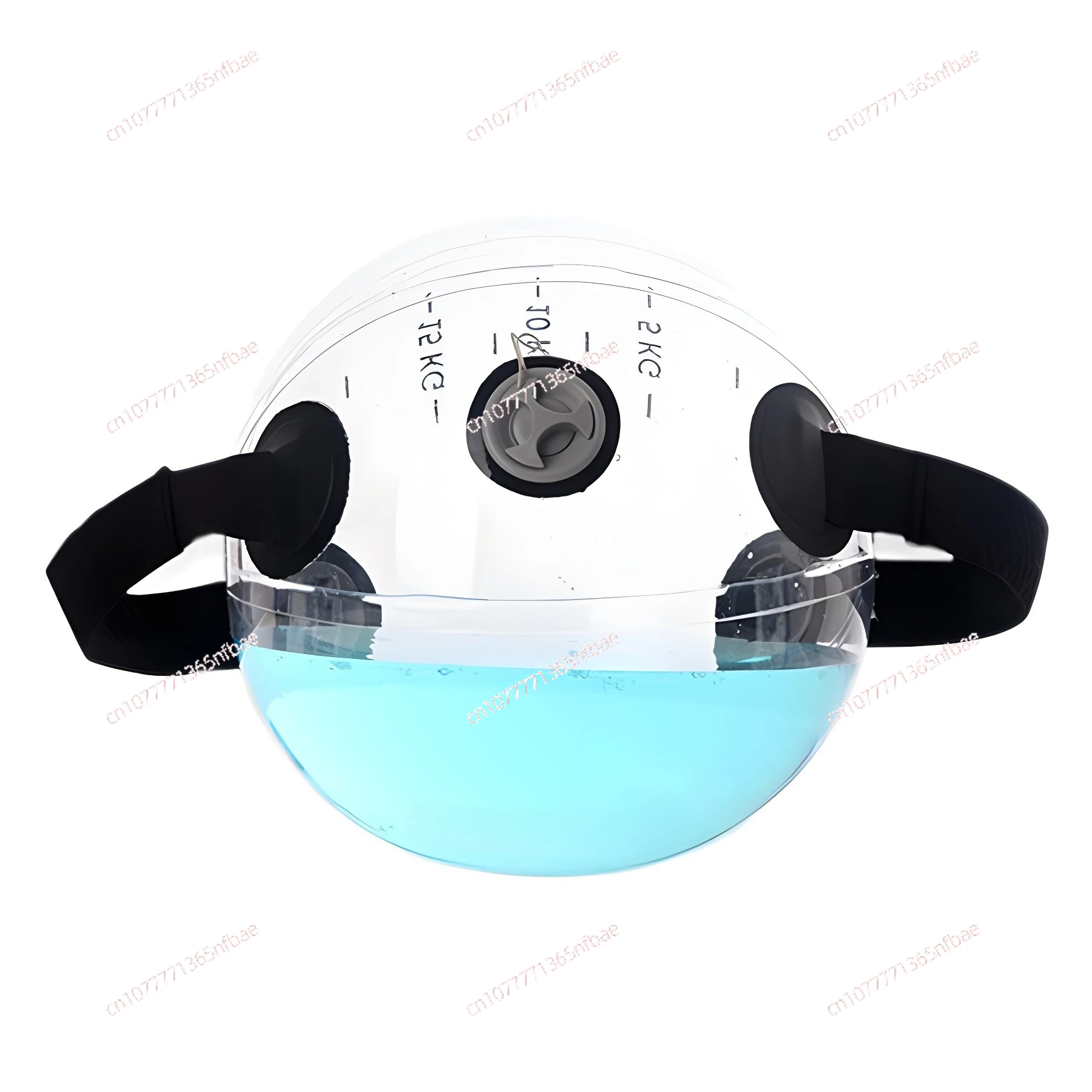 

Transparent Fitness Water Bag Adjustable Weight Water Ball with Handles Inflatable Water Bag for Muscle Training