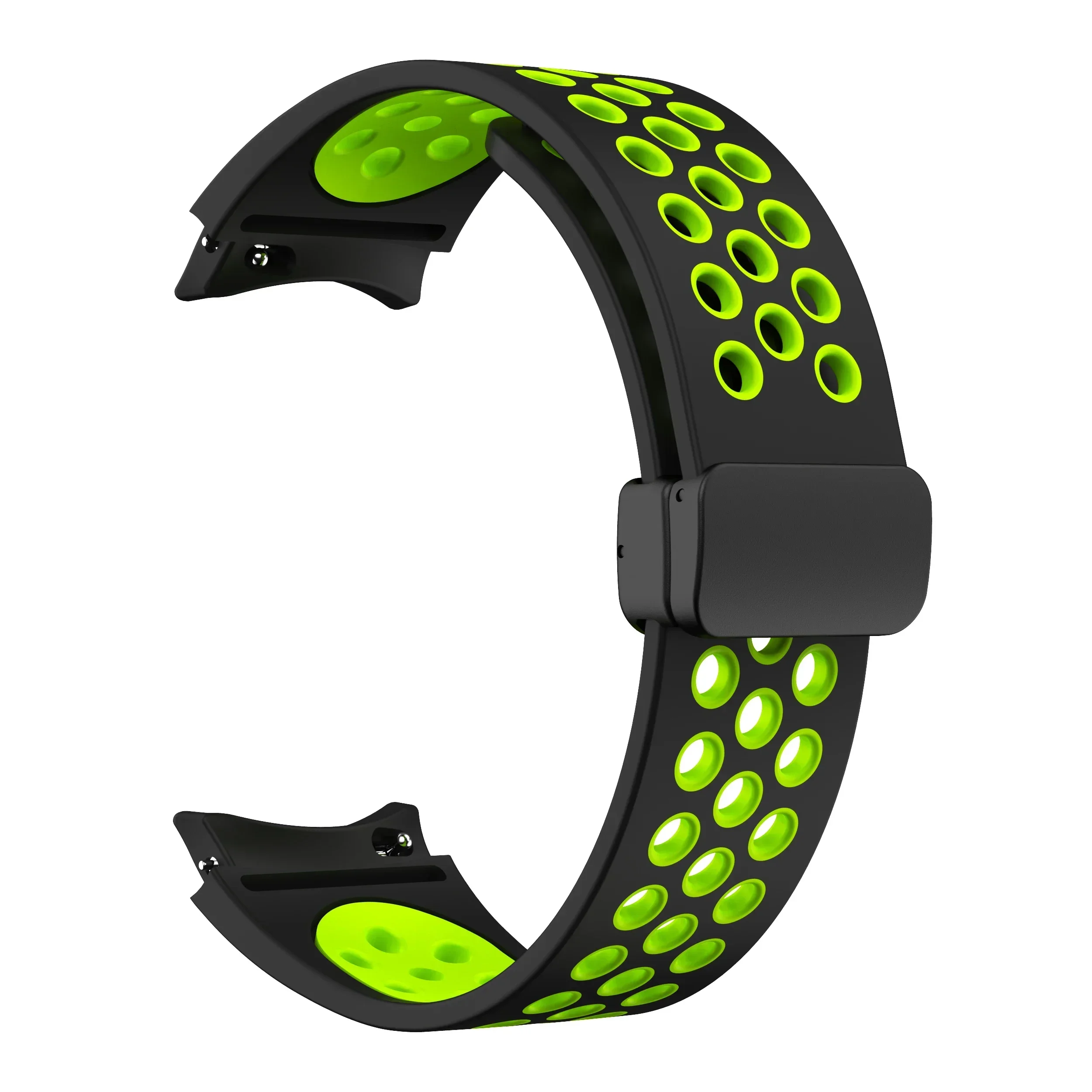 Magnetic Silicone Band for Samsung Galaxy Watch 6 Classic 43 47mm 4 42 46mm 5 Pro 45mm No Gaps Loop Strap for 4/5/6 40 44mm image 3